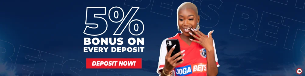 5% Deposit Bonus 5% de bônus de depósito