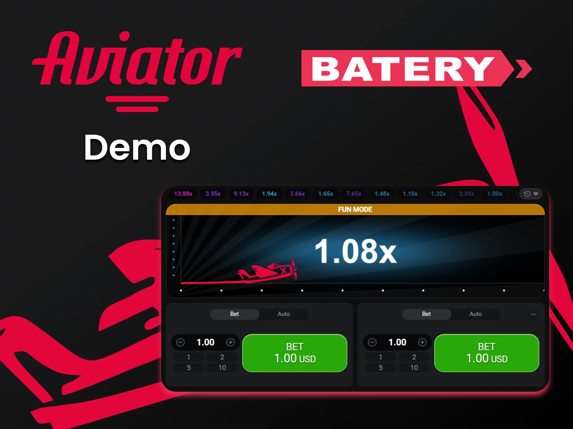 Battery Aviator Demo बैटरी एविएटर डेमो.
