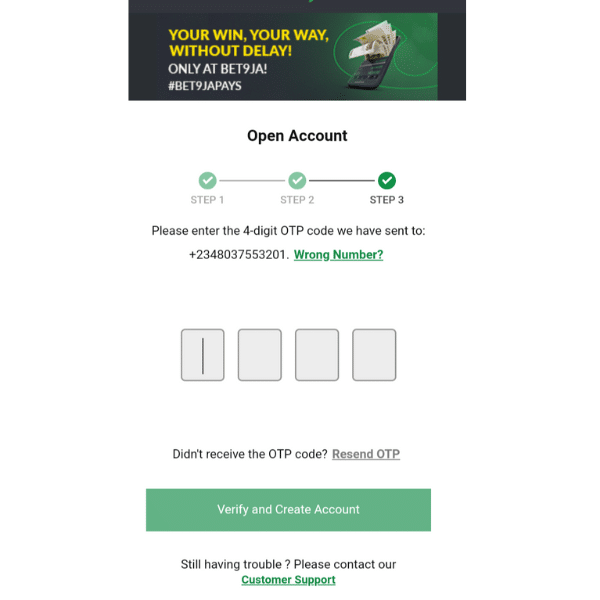 Bet9ja Registration Bet9ja Registration