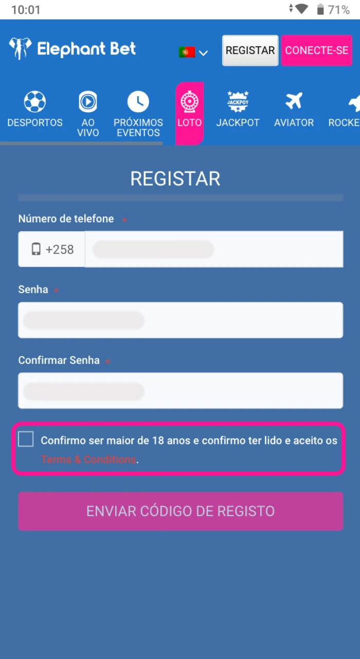 Elephant Bet Registration Elephant Bet Registration