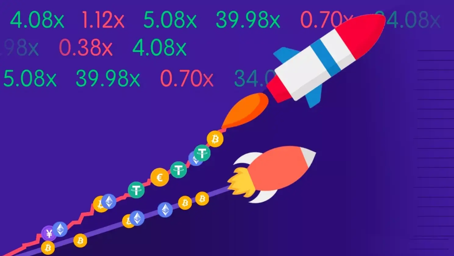 Rocket Crypto Game Крипто игра ракета.