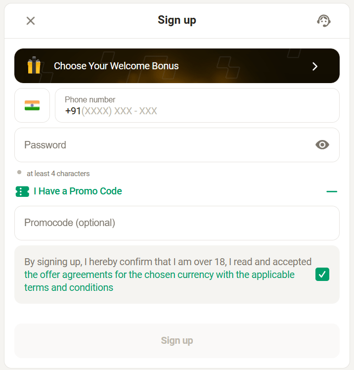 parimatch-registration Registration on Parimatch Aviator game.