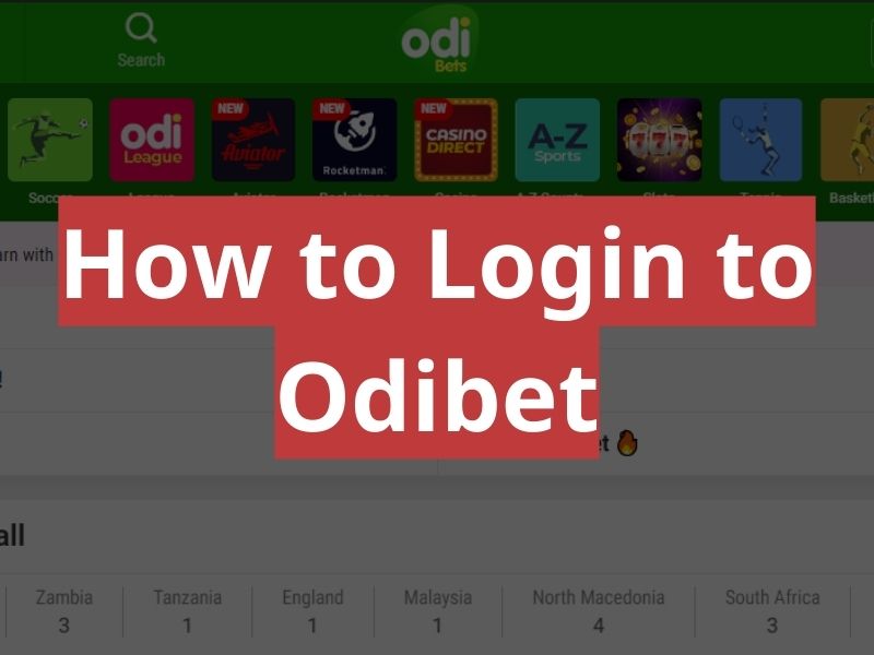How to Login to Odibet How to Login to Odibet.